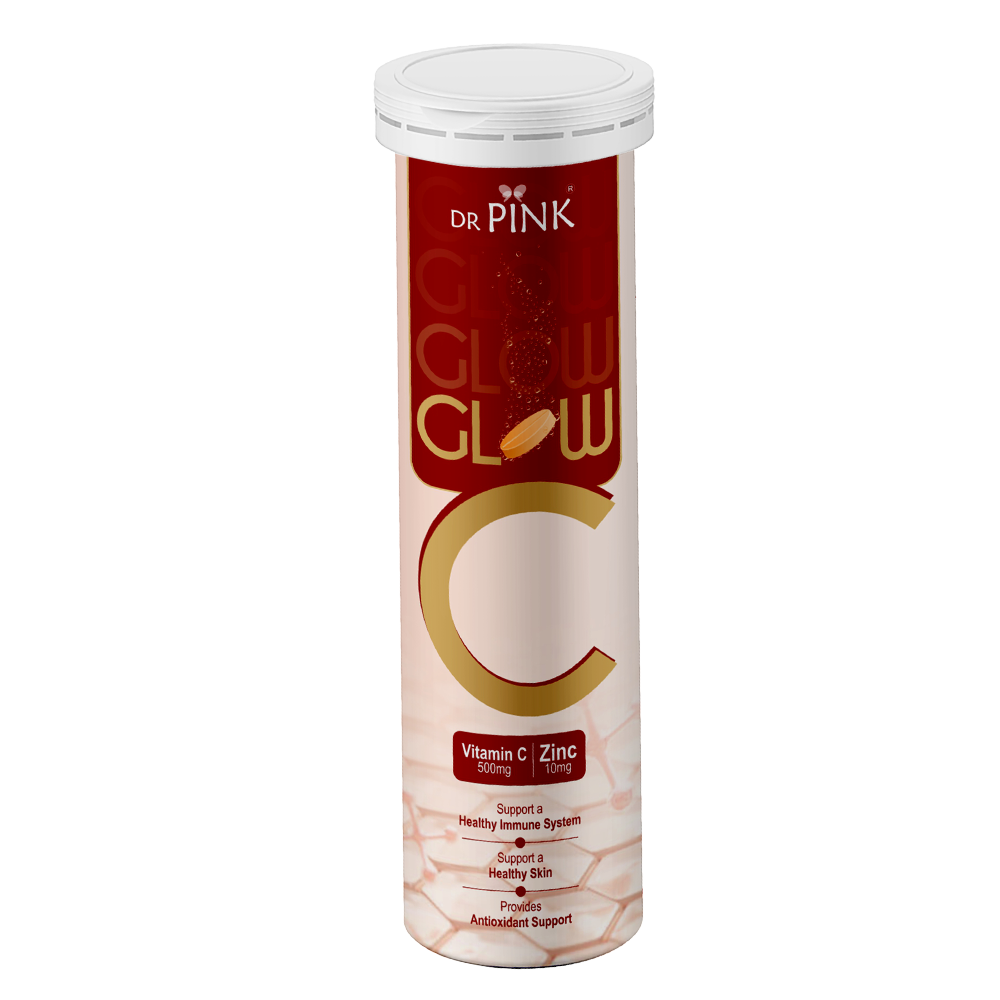 Dr. Pink Glow C Tablets – For Radiant Skin & Sun Damage Repair