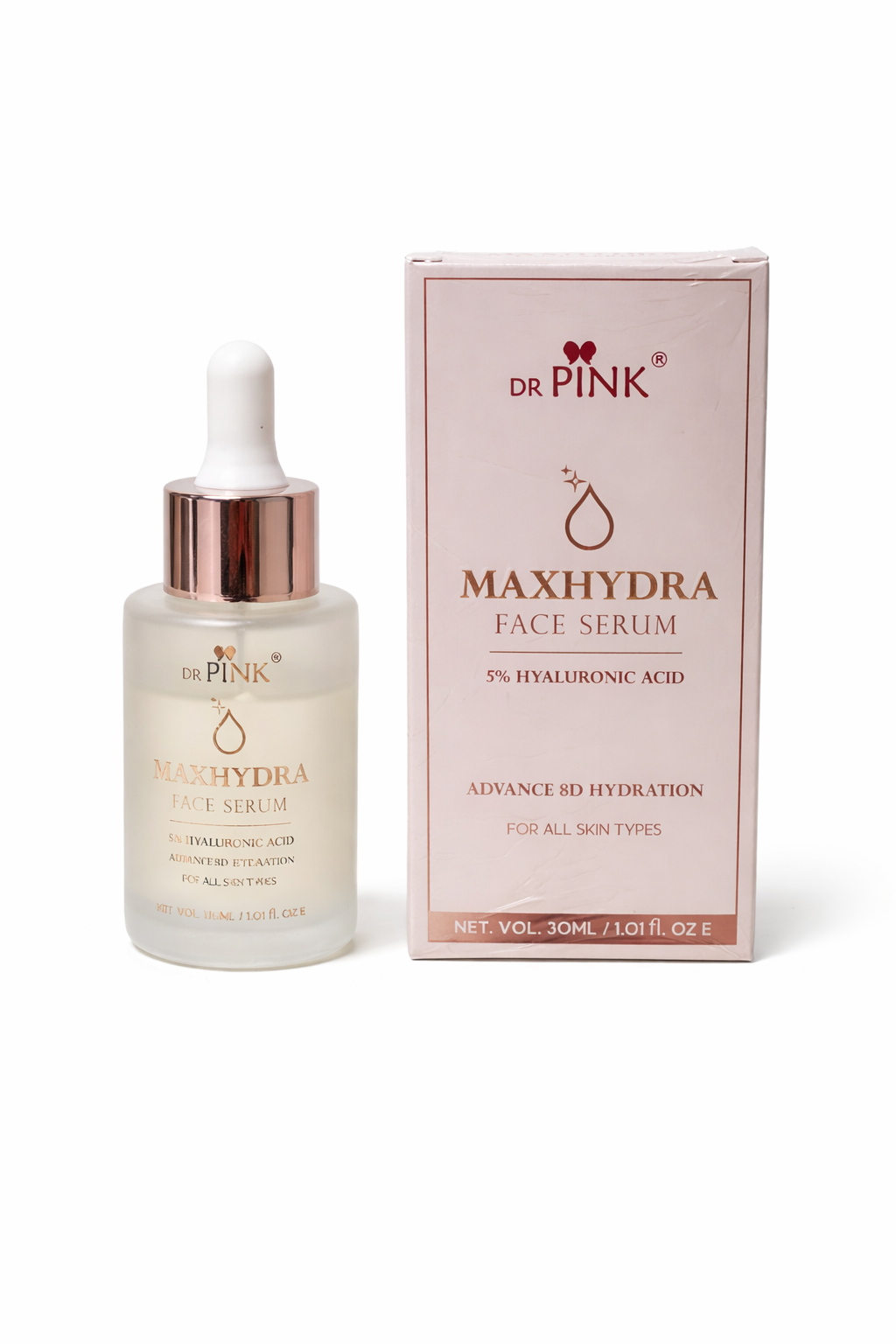 Max Hydra Hydrating Serum with Hyaluronic Acid 5% – Deep Hydration & Skin Barrier Repair