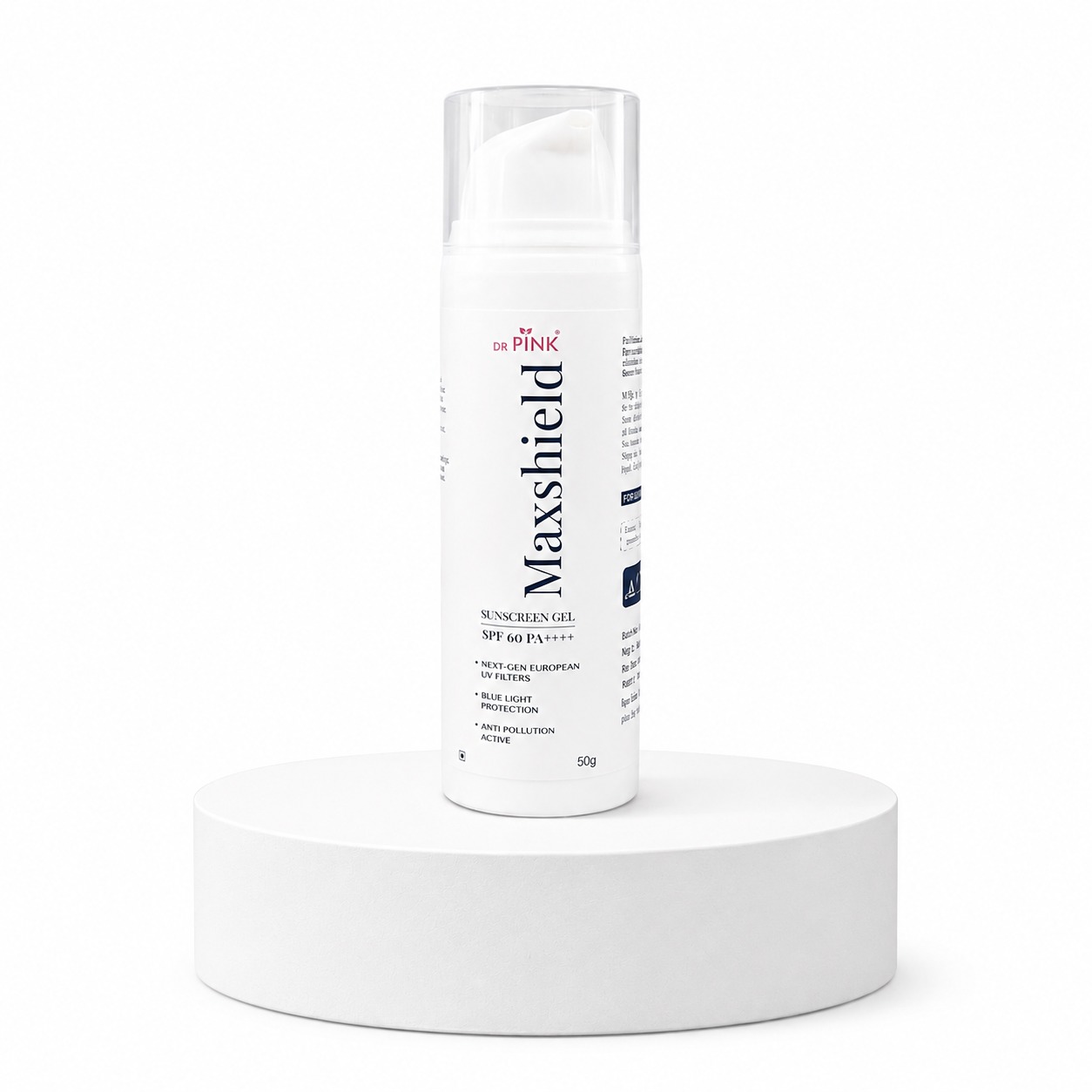 Dr Pink Maxshield Sunscreen SPF 60+++ | Broad-Spectrum Sun Protection