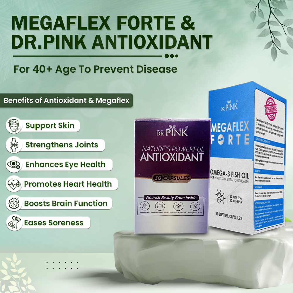 Dr Pink MegaFlex Forte and Dr Pink Antioxidant Combo
